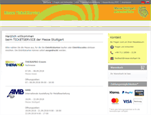 Tablet Screenshot of messeticketservice.de